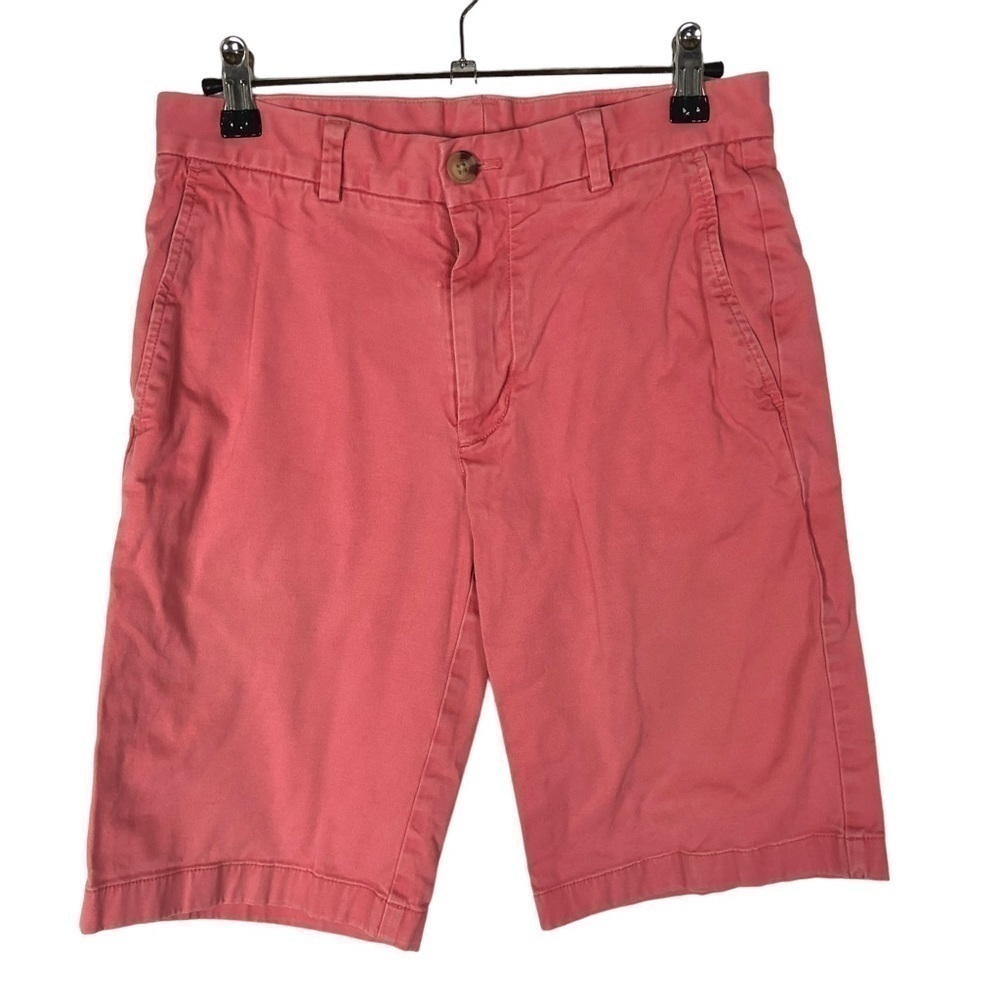 Vineyard Vines Breaker Washed Red‎ Flat Front Chino Shorts 28